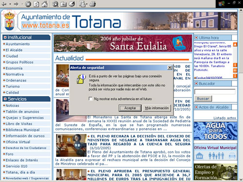 LOS CONCEJALES DE NUEVAS TECNOLOGÍAS E INTERIOR PRESENTAN LOS NUEVOS SERVICIOS QUE OFRECE LA OFICINA VIRTUAL MUNICIPAL, Foto 2