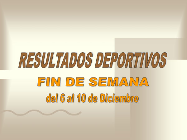 RESULTADOS DEPORTIVOS (11/12/2006), Foto 1