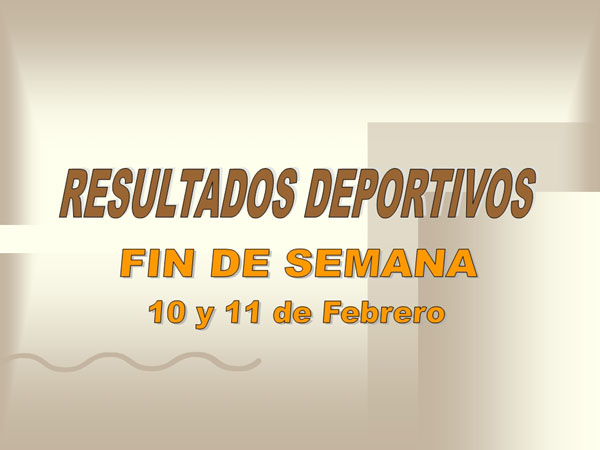 RESULTADOS DEPORTIVOS (12/02/2007), Foto 1