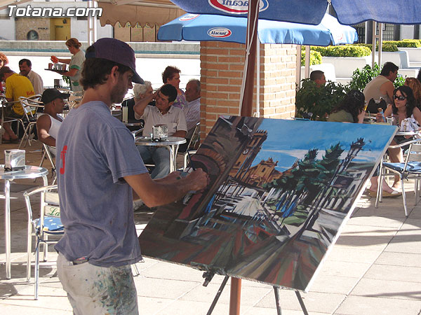 UN TOTAL DE 37 ARTISTAS PARTICIPAN EN EL I CERTAMEN DE PINTURA AL AIRE LIBRE DE TOTANA, Foto 1