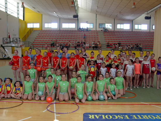 LA CONCEJALIA DE DEPORTES ORGANIZÓ UNA JORNADA DE CONVIVENCIA EL PASADO MIÉRCOLES 7 DE JUNIO ENTRE LAS ESCUELAS DEPORTIVAS DE GIMNASÍA RÍTMICA DE PUENTE TOCINOS Y TOTANA, Foto 1