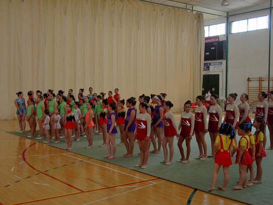 LA CONCEJALIA DE DEPORTES ORGANIZÓ UNA JORNADA DE CONVIVENCIA EL PASADO MIÉRCOLES 7 DE JUNIO ENTRE LAS ESCUELAS DEPORTIVAS DE GIMNASÍA RÍTMICA DE PUENTE TOCINOS Y TOTANA, Foto 3