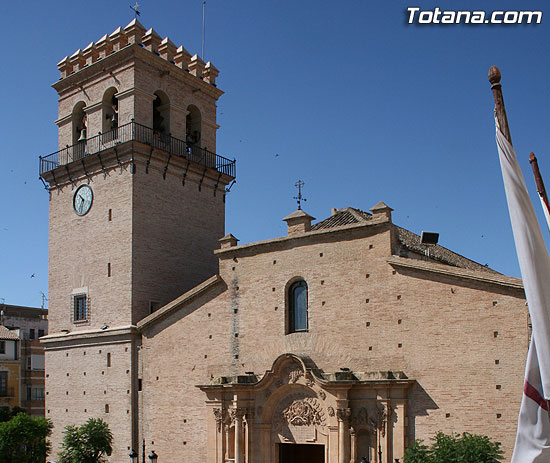 LAS OBRAS DE REHABILITACIÓN DE LA TORRE DE LA PARROQUIA DE SANTIAGO EL MAYOR DE TOTANA SERÁN INAUGURADAS MAÑANA DOMINGO, Foto 1