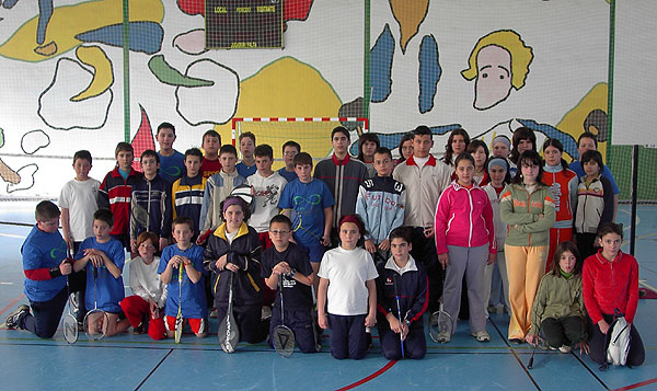 LA FASE PREVIA REGIONAL DE BADMINTON DE DEPORTE ESCOLAR TUVO COMO PROTAGONISTAS A LOS MUNICIPIOS DE TOTANA Y LORQUI, CON 72 ESCOLARES PARTICIPANTES, Foto 4