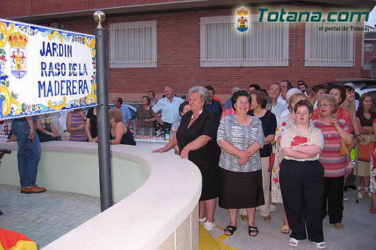 INAUGURACIÓN  DEL NUEVO JARDÍN DE LA PLAZA DEL RASO DE LA MADERERA , Foto 6