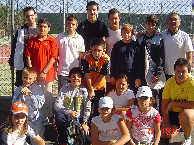 2º JORNADA DE LIGA REGIONAL DE TENIS INTERESCUELAS ENTRE EL CLUB DEPORTIVO SIERRA ESPUÑA Y CLUB DE TENIS ÁGUILAS, Foto 1