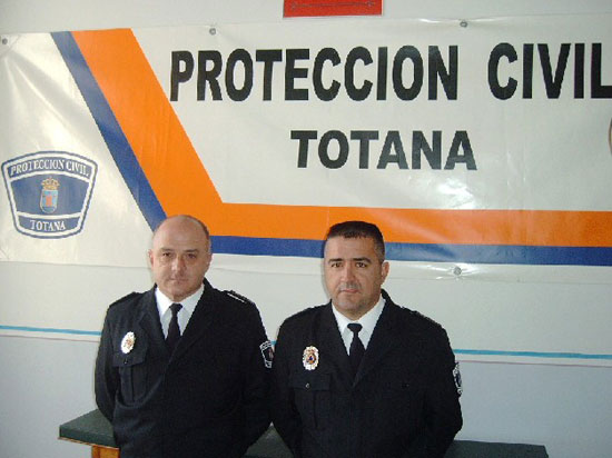 SE NOMBRA A JOSÉ SÁNCHEZ PASCUAL Y JESÚS LLORENTE MARTÍNEZ, JEFE Y SUBJEFE DE PROTECCIÓN CIVIL EN TOTANA, Foto 1