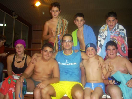 UN TOTAL DE 32 NADADORES DE TOTANA PARTICIPAN EN EL “I TROFEO DE NATACIÓN INTERESCUELAS VALLE DE GUADALENTÍN” CELEBRADO EN LORCA (2008), Foto 5