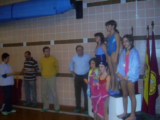 UN TOTAL DE 32 NADADORES DE TOTANA PARTICIPAN EN EL “I TROFEO DE NATACIÓN INTERESCUELAS VALLE DE GUADALENTÍN” CELEBRADO EN LORCA (2008), Foto 8