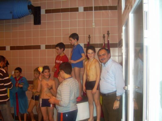 UN TOTAL DE 32 NADADORES DE TOTANA PARTICIPAN EN EL “I TROFEO DE NATACIÓN INTERESCUELAS VALLE DE GUADALENTÍN” CELEBRADO EN LORCA (2008), Foto 9