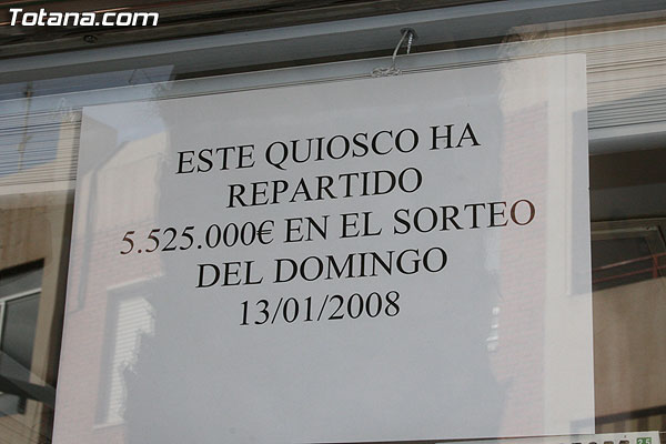 Los sorteos de ONCE dejan más de cinco millones de euros en Totana y Murcia, Foto 3