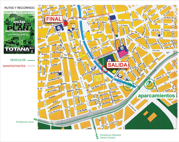 EL FORO SOCIAL DE MURCIA ANUNCIÓ HOY QUE APOYA LA MANIFESTACIÓN CONTRA LA CORRUPCIÓN URBANÍSTICA CONVOCADA POR LA ORGANIZACIÓN MURCIA NO SE VENDE PARA EL PRÓXIMO SÁBADO EN TOTANA, Foto 1