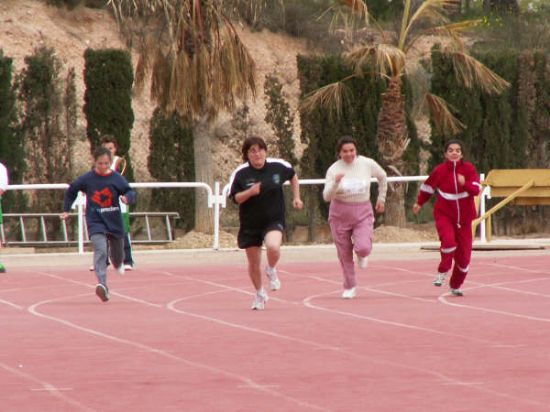 DOS ALUMNOS DEL CENTRO OCUPACIONAL “JOSÉ MOYA”, MARI CARMEN ROBLES Y PEDRO CÁNOVAS”, CONSIGUEN CUATRO TÍTULOS EN EL CAMPEONATO REGIONAL DE ATLETISMO CELEBRADO EN MURCIA (2008), Foto 4