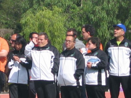 DOS ALUMNOS DEL CENTRO OCUPACIONAL “JOSÉ MOYA”, MARI CARMEN ROBLES Y PEDRO CÁNOVAS”, CONSIGUEN CUATRO TÍTULOS EN EL CAMPEONATO REGIONAL DE ATLETISMO CELEBRADO EN MURCIA (2008), Foto 6