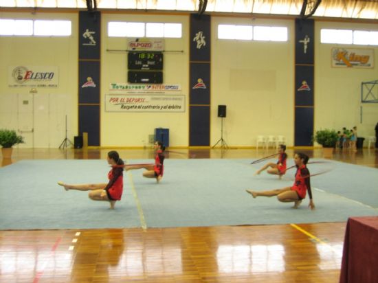 LAS ALUMNAS DE LA ESCUELA DEPORTIVA MUNICIPAL DE GIMNASIA RÍTMICA PARTICIPAN EN LA COMPETICIÓN INTERESCOLAR DE ALHAMA, OBTENIENDO LOS CUATRO PRIMEROS PUESTOS EN LAS CATEGORÍAS BENJAMÍN, ALEVÍN, INFANTIL Y JÚNIOR (2008), Foto 1