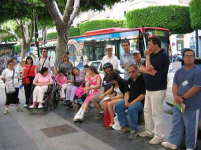 ALUMNOS DEL CENTRO OCUPACIONAL DE TOTANA REALIZAN UNA CONVIVENCIA DE PRIMAVERA´2005 EN ALMERÍA   , Foto 1