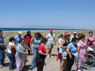 ALUMNOS DEL CENTRO OCUPACIONAL DE TOTANA REALIZAN UNA CONVIVENCIA DE PRIMAVERA´2005 EN ALMERÍA   , Foto 2