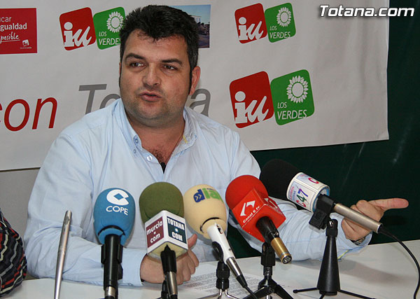 IU + LOS VERDES EN TOTANA, EXIGEN A LOS COMPAÑEROS DE MORALES QUE ASUMAN SUS RESPONSABILIDADES POLÍTICAS Y DIGAN SI TENÍAN CONOCIMIENTO DE LA SUPUESTA TRAMA DE COBRO DE COMISIONES INVESTIGADA POR LA JUSTICIA, Foto 3