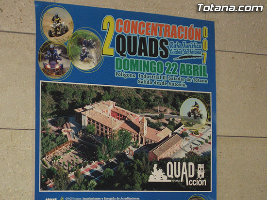 LA II CONCENTRACIÓN DE QUADS RUTA TURÍSTICA “CIUDAD DE TOTANA” SE CELEBRARÁ EL DOMINGO DÍA 22 DE ABRIL, Foto 4
