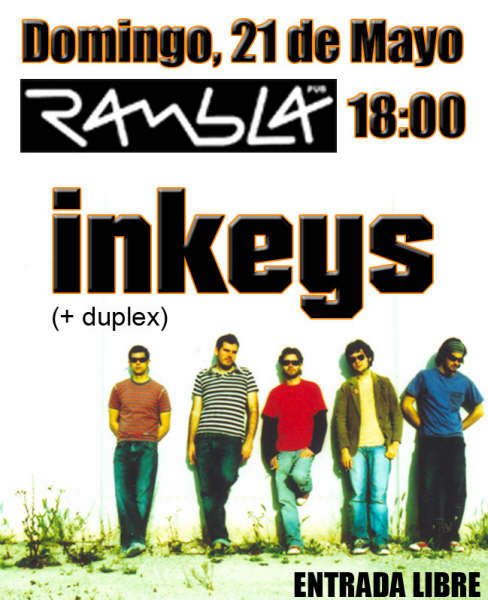 EL GRUPO TOTANERO INKEYS ACTUARÁ EL PRÓXIMO DOMINGO 21 DE MAYO EN EL PUB RAMBLA DE TOTANA, Foto 1