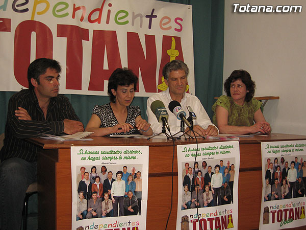 INDEPENDIENTES POR TOTANA ASEGURAN, EN RELACIÓN AL DEBATE SOBRE EL PLAN GENERAL, QUE NO LOS HAN INVITADO Y NO TIENEN CONSTANCIA, Foto 1