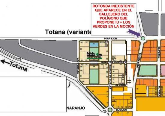 Proponen la construcción de una rotonda en la confluencia del Polígono Industrial, con el Camino del Torrejón y la vía que lleva a la Ceña del Hierro., Foto 1