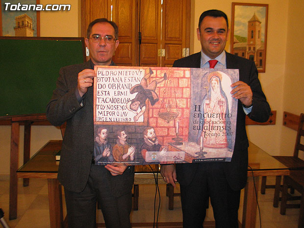 TOTANA ACOGERÁ EL “II ENCUENTRO DE ASOCIACIONES EULALIENSES” QUE TENDRÁ LUGAR LOS PRÓXIMOS DÍAS 2 Y 3 DEL MES DE NOVIEMBRE EN LA SALA DE EXPOSICIONES GREGORIO CEBRIÁN Y EL SANTUARIO DE LA SANTA (2007), Foto 1