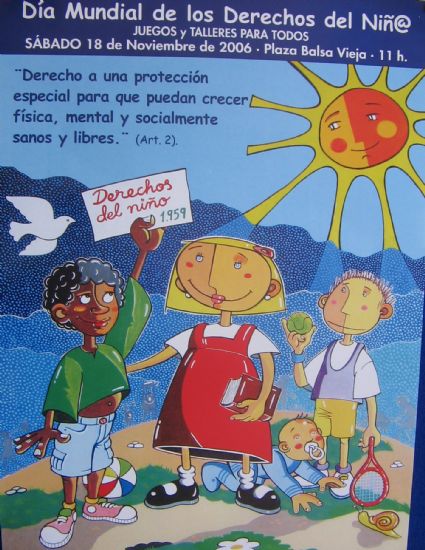 ACTIVIDADES PARA CELEBRAR EL DÍA INTERNACIONAL DE LOS DERECHOS DEL NIÑ@, Foto 1