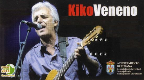 “KIKO VENENO”, QUE REGRESA A LA ESCENA MUSICAL CON NUEVO DISCO, ACTUARÁ LA NOCHE DEL SÁBADO 19 DE ABRIL EN EL CINE VELASCO, Foto 1