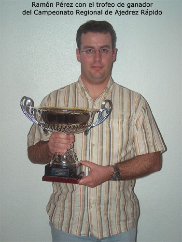 El ajedrecista Totanero Ramón Pérez Campeón Regional Absoluto de Ajedrez Rápido, Foto 1