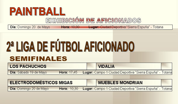 AGENDA DEPORTIVA (18/05/2007), Foto 6