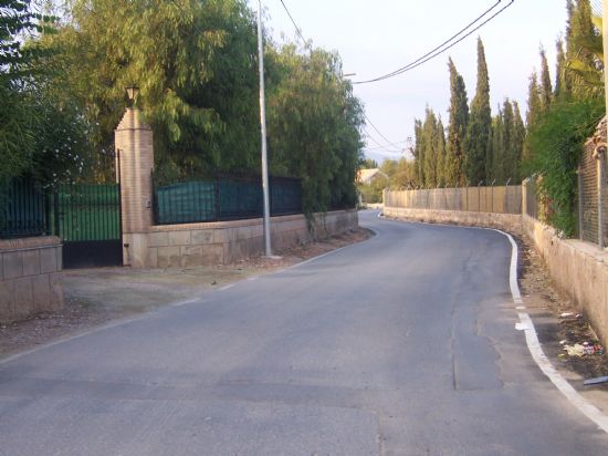 LAS OBRAS DE LA PRIMERA FASE DE ALUMBRADO PÚBLICO DE UN TRAMO DEL CAMINO VIRGEN DE LA PALOMA, SE INAUGURAN EL JUEVES 21 DE AGOSTO (2008), Foto 1