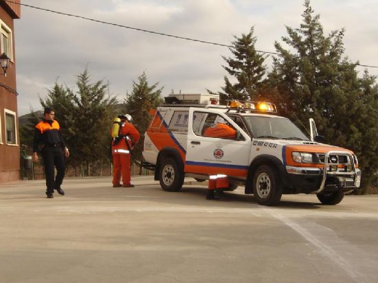 VOLUNTARIOS DE PROTECCIÓN CIVIL DE TOTANA REALIZAN SIMULACRO EVACUACIÓN COLEGIO PÚBLICO DE ALEDO, Foto 1