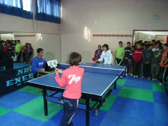 CERCA DE 60 ESCOLARES PARTICIPAN EN EL TORNEO DE TENIS DE MESA ORGANIZADO POR LA CONCEJALÍA DE DEPORTES, Foto 2