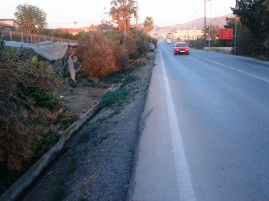 EL PLENO DE TOTANA DEBATIRÁ UNA MOCIÓN DE IZQUIERDA UNIDA SOBRE EL PELIGRO EN LA SEGURIDAD VIAL EN LA CARRETERA DE MAZARRÓN, Foto 1