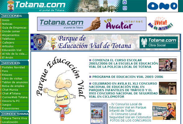 La web del Parque de Educación Vial de Totana alcanza el TOP 3 en los premios “Día de Internet” , Foto 1
