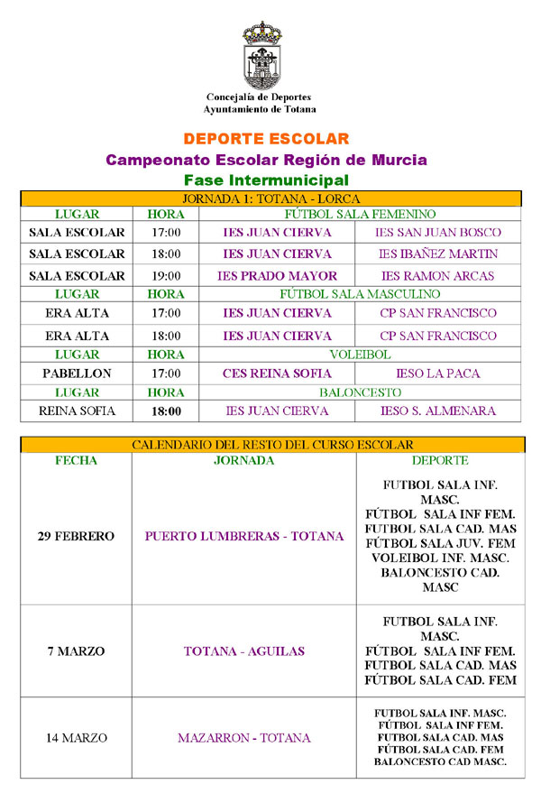 AGENDA DEPORTIVA 23 y 24 DE FEBRERO 2008, Foto 2