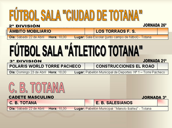 AGENDA DEPORTIVA, Foto 4