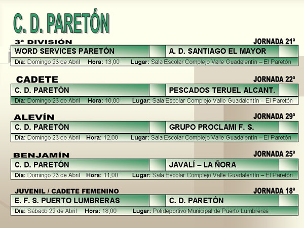 AGENDA DEPORTIVA, Foto 5