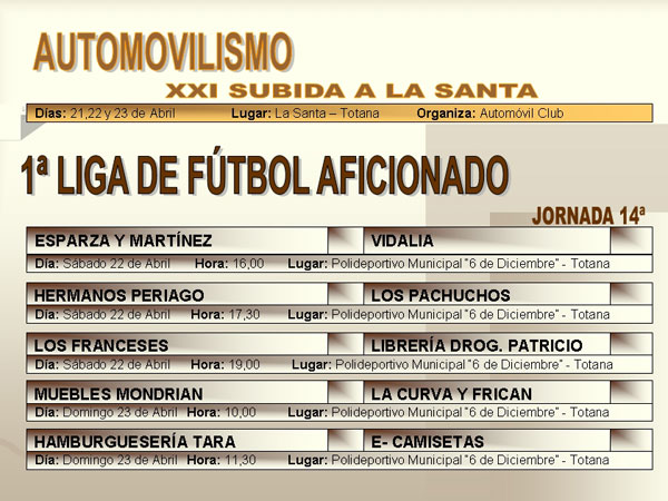 AGENDA DEPORTIVA, Foto 7