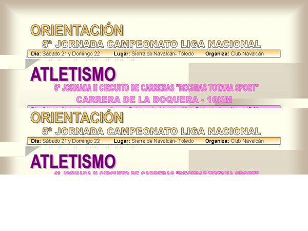 AGENDA DEPORTIVA (20/04/2007), Foto 7