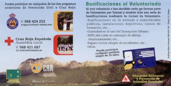 PROMUEVEN LA CAMPAÑA DE SENSIBILIZACIÓN DEL PROGRAMA DE VOLUNTARIADO AMBIENTAL “VOLCAM: APUESTA POR TU MEDIO, ÚNETE A NOSOTROS” A TRAVÉS DE PROTECCIÓN CIVIL Y CRUZ ROJA ESPAÑOLA, Foto 3