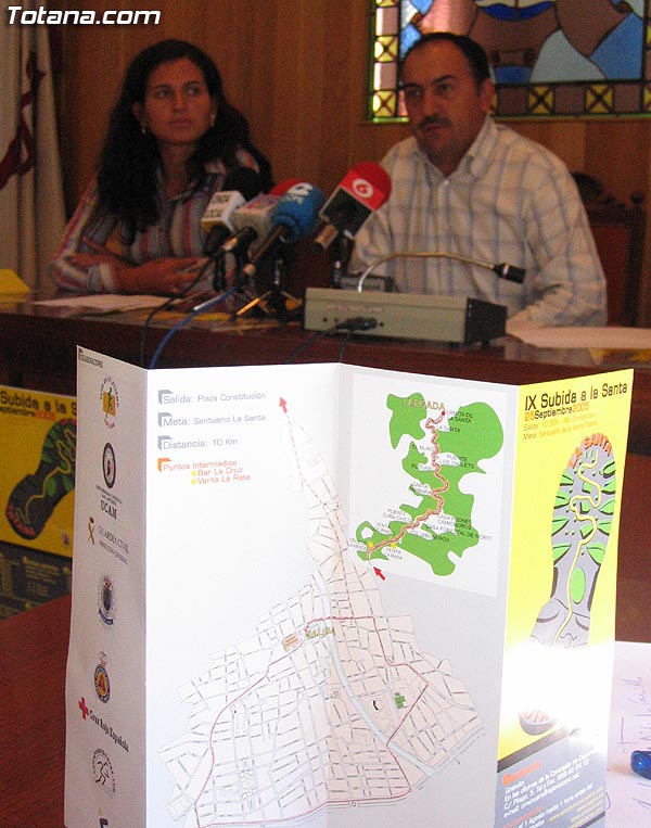 LA CONCEJALÍA DE DEPORTES PRESENTA LA IX CARRERA SUBIDA A LA SANTA DE TOTANA QUE SE CELEBRARÁ EL DÍA 25 DE SEPTIEMBRE   , Foto 2