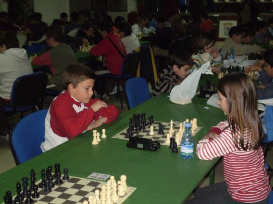 CINCO ESCOLARES TOTANEROS DEL COLEGIO “LA MILAGROSA” PARTICIPAN EN LA FINAL REGIONAL ESCOLAR DE AJEDREZ, ORGANIZADA POR LA DIRECCION GENERAL DE DEPORTES DE LA REGION DE MURCIA (2008), Foto 6