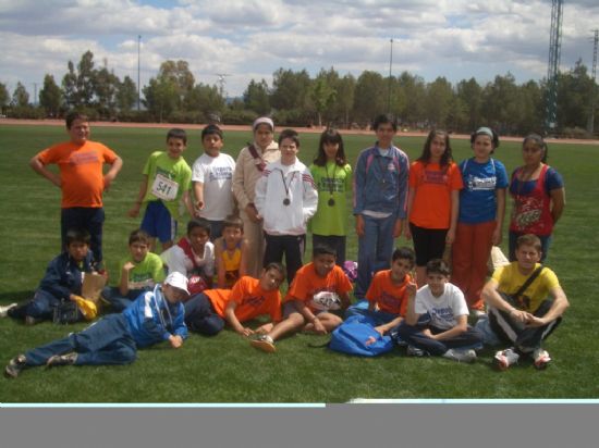 SEIS ESCOLARES TOTANEROS LOGRAN SUBIR AL PODIUM EN LA FINAL REGIONAL ESCOLAR DE ATLETISMO, CELEBRADA EN EL POLIDEPORTIVO DE LA TORRECILLA DE LORCA (2008), Foto 1