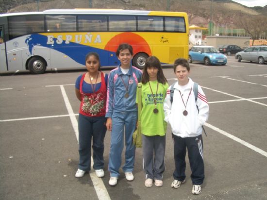 SEIS ESCOLARES TOTANEROS LOGRAN SUBIR AL PODIUM EN LA FINAL REGIONAL ESCOLAR DE ATLETISMO, CELEBRADA EN EL POLIDEPORTIVO DE LA TORRECILLA DE LORCA (2008), Foto 4