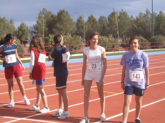 SEIS ESCOLARES TOTANEROS LOGRAN SUBIR AL PODIUM EN LA FINAL REGIONAL ESCOLAR DE ATLETISMO, CELEBRADA EN EL POLIDEPORTIVO DE LA TORRECILLA DE LORCA (2008), Foto 8