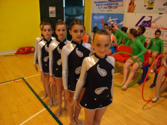 LA COMPETICIÓN INTERESCUELAS DE GIMNASIA RÍTMICA CONGREGÓ A 130 GIMNASTAS DE LORCA, ALHAMA, PULPÍ, PUERTO LUMBRERAS Y TOTANA, Foto 1