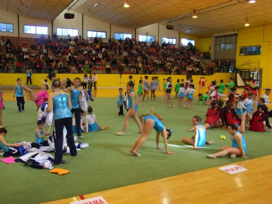 LA COMPETICIÓN INTERESCUELAS DE GIMNASIA RÍTMICA CONGREGÓ A 130 GIMNASTAS DE LORCA, ALHAMA, PULPÍ, PUERTO LUMBRERAS Y TOTANA, Foto 2