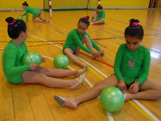 LA COMPETICIÓN INTERESCUELAS DE GIMNASIA RÍTMICA CONGREGÓ A 130 GIMNASTAS DE LORCA, ALHAMA, PULPÍ, PUERTO LUMBRERAS Y TOTANA, Foto 4